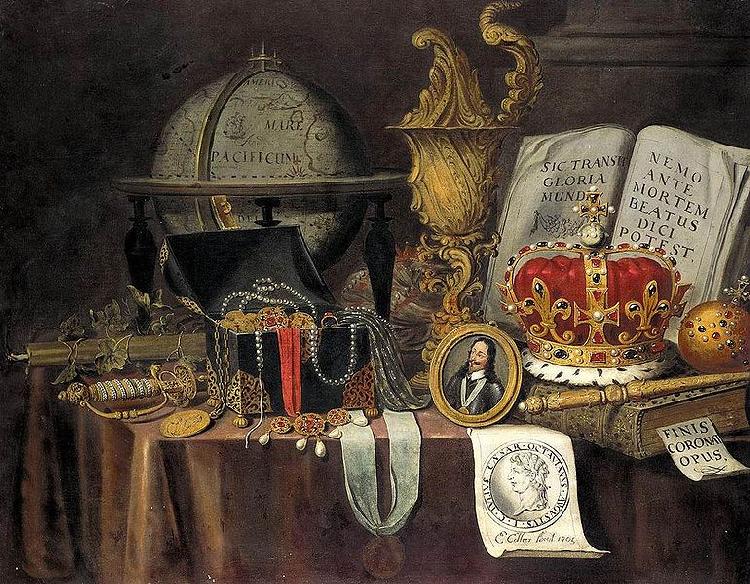 Evert Collier Vanitas Still Life oil painting image